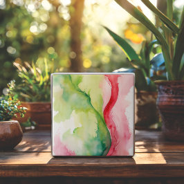 Verde limão Whimsical e Molho Cor de Água Rosa