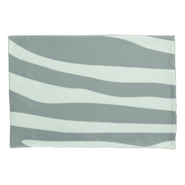 Verde-mint e creme e impressão zebra preta