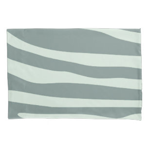 Verde-mint e creme e impressão zebra preta