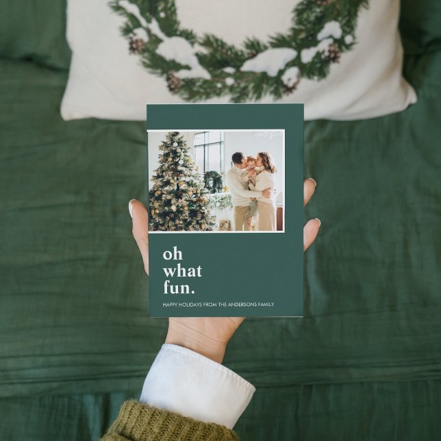 Verde Moderno Com Foto E Que Diversão (Criador carregado)