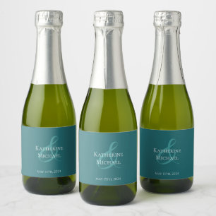 Verde Moderno e Casamento Branco-