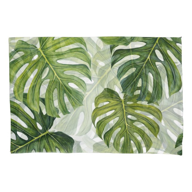 Verde Monstera Tropical Watercolor (Frente)