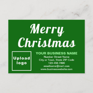 Verde Natal Padrão Placa plana pequena