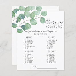 Verde - O que há no chá de fraldas da bolsa