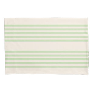 Verde pálido e bege cinco faixas