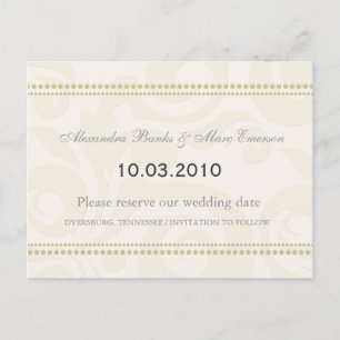 Verde pálido embutido Salvar cartões postais de da