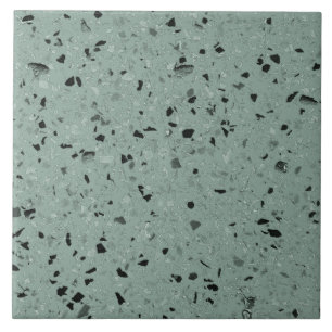 Verde Sage Terrazzo Moderno Cor Média Mínima
