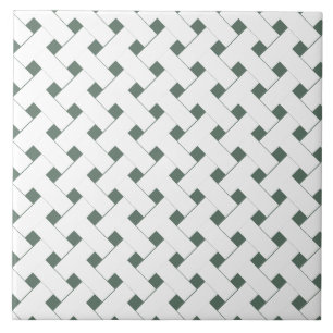 verde-sage treliça geométrica