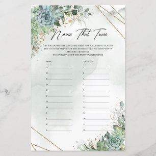 Verde suculenta ouro de eucalipto Nome que Ajusta