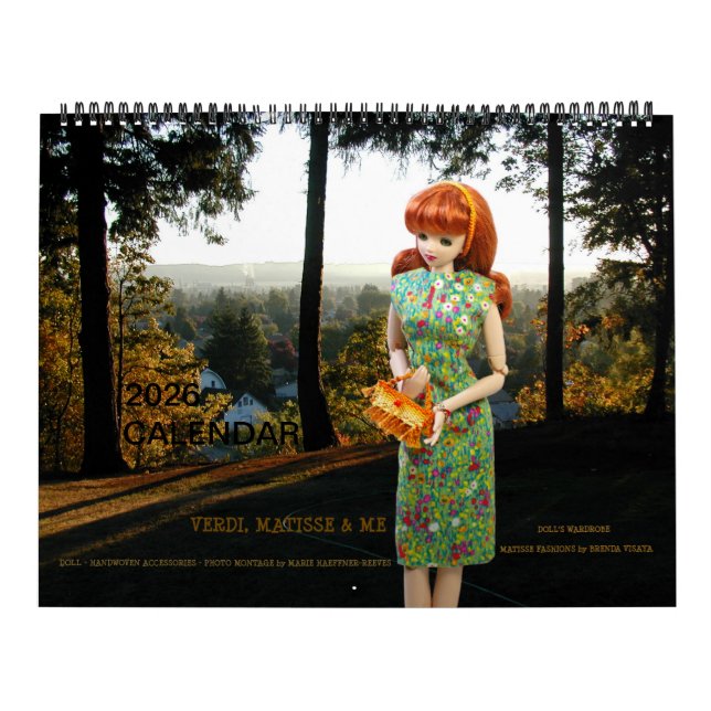 Verdi, Matisse e Eu, Calendário 2026 (Capa)