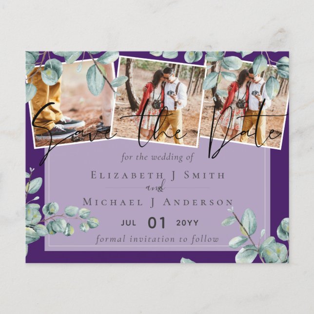 Verdura Eucalipto Lilás Cinza Limão Casamento (Frente)