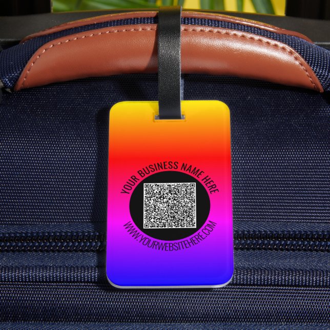 Verificação de código QR e etiqueta de bagagem de  (Verso Insitu 4)