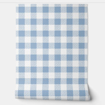 Verificações de Gingham Azul Moderno Dusty