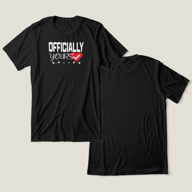 Verificado Coração de Amor Marcado (Design Frente e Verso)