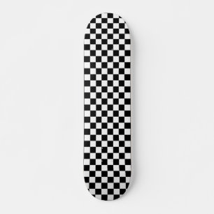Verificador de skates Padrão preto e branco 