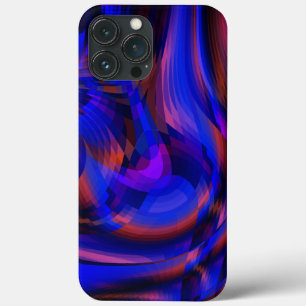 Verificadores virtuais azuis curvos em ilusão flut