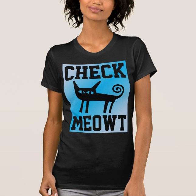 VERIFIQUE CAMISAS T DE MEOWT CAT (Frente)