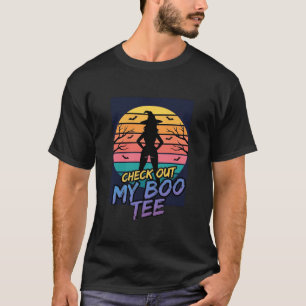 Verifique Meu Design de Camiseta Boo de Halloween_