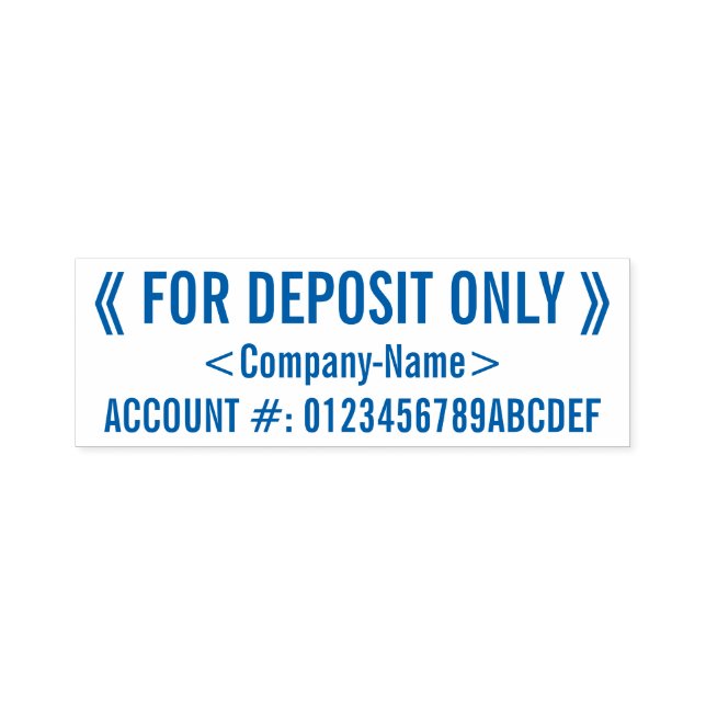 Verifique o carimbo de borracha de endosso restrit (Design)