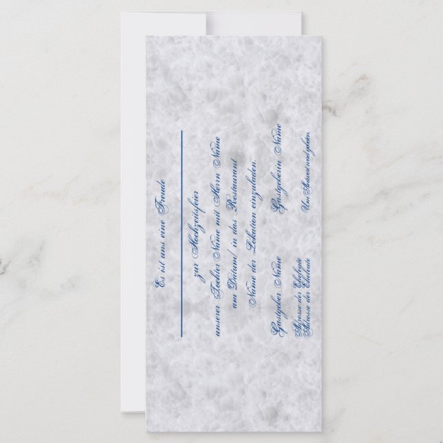 Vermählung Einladung zur Hochzeit Bekanntgabe (Frente)