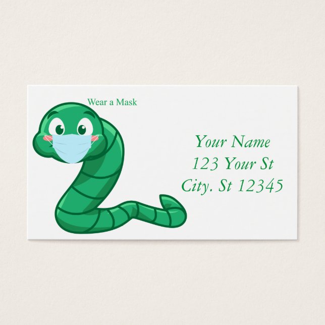 Verme Kawaii Verde Thunder_Cove (Frente)