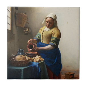 Vermeer o azulejo do Milkmaid