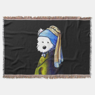 Vermeer Westie Girl lança cobertor