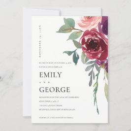 VERMELHA MARSALA ROSA FLORAL NÓS LIGAMOS O CARTÃO