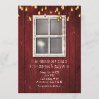 Vermelhidão da Janela e Luzes - Convites Russos