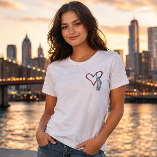 Vermelho Branco & 250 Estátua da Liberdade Patriót