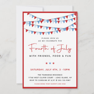 Vermelho, Branco e Azul 4 de julho