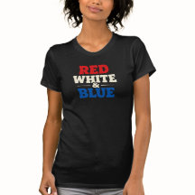 Vermelho, Branco e Azul | Camiseta do Dia 4 de Jul