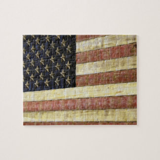 Vermelho, Branco e Azul - Quebra-cabeça do quebra-