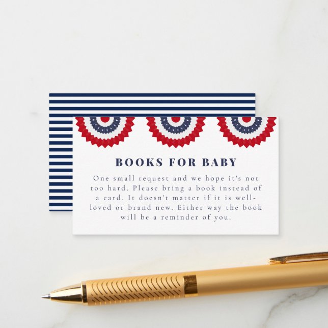 Vermelho Branco e Devido Cartão de Acompanhamento  (Frente/Verso In Situ)