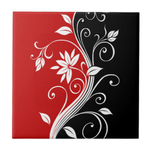 Vermelho Branco e Preto