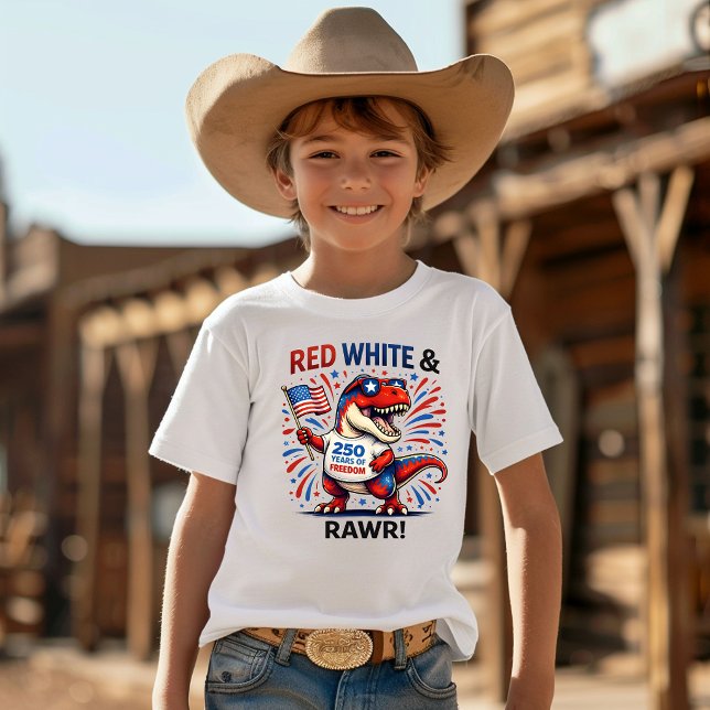 Vermelho, Branco e Rawr Dinossauro (Criador carregado)