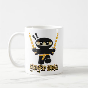 Vermelho-cabeça do ginga da caneca de café de