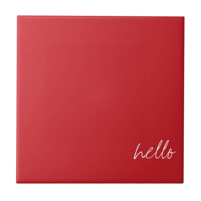 Vermelho Cardinal Personalizado (Frente)
