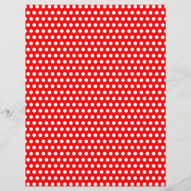 Vermelho com Pontinhos Brancos (Frente)