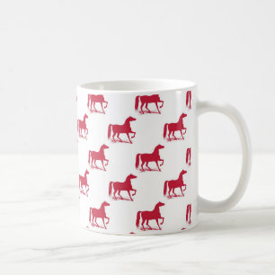 Vermelho da caneca do cavalo do Natal