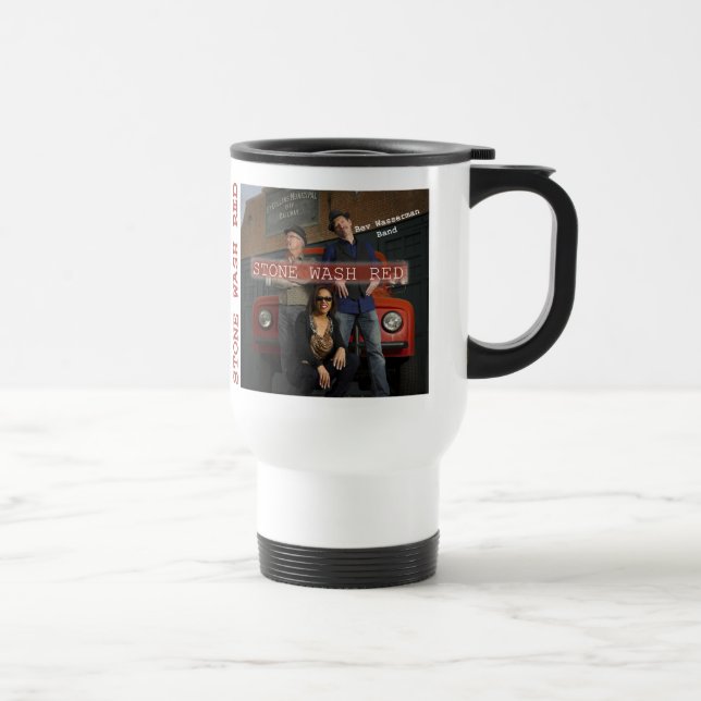 VERMELHO DA LAVAGEM DA PEDRA DA BANDA DA CANECA (Direita)