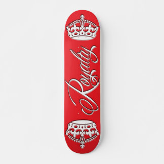 Vermelho da plataforma do skate dos direitos