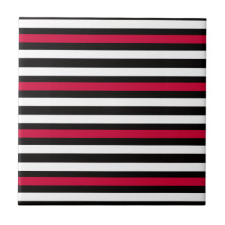 Vermelho de Stripe Preto