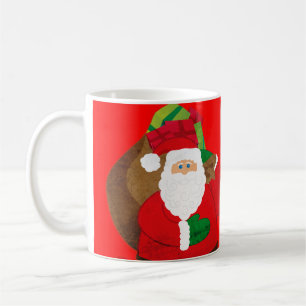 Vermelho do papai noel "se você acredita…" caneca