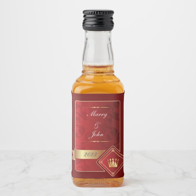 Vermelho e ouro Elegante (Frente)