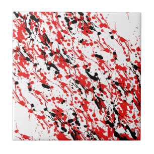 Vermelho e Preto de Arte Lixo