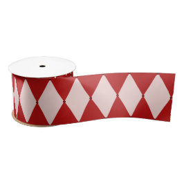 Vermelho e Rosa Argyle Festivo Natal Moderno