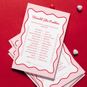 Vermelho e Rosa, ela iria Preferencialmente jogo d