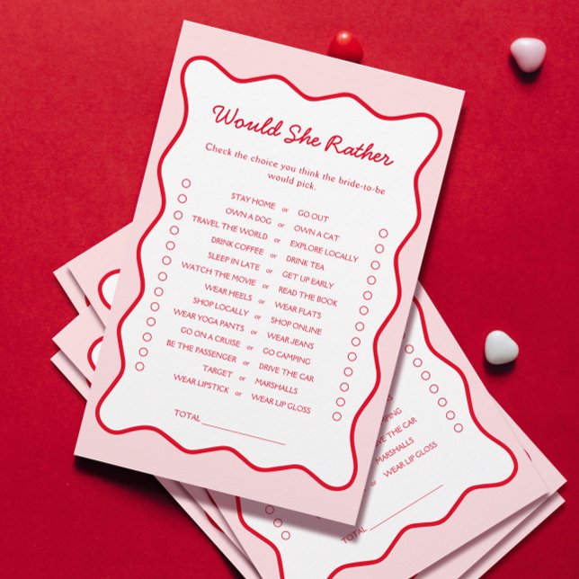 Vermelho e Rosa, ela iria Preferencialmente jogo d (Criador carregado)