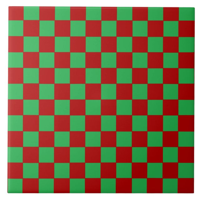 Vermelho e Verde verificados (Frente)